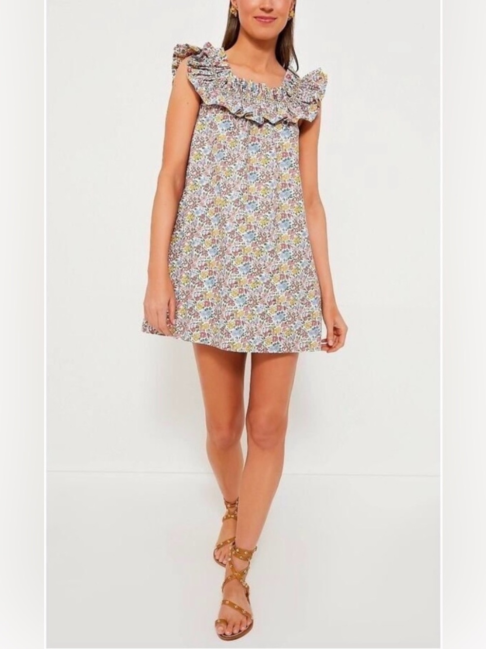Tuckernuck Hyacinth House Maria Mini Floral Dress Size Medium Cottagecore